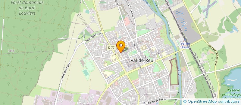 localisation de l'entreprise MONSIEUR PAUL-ARNAUD ROUSSELET  VAL-DE-REUIL