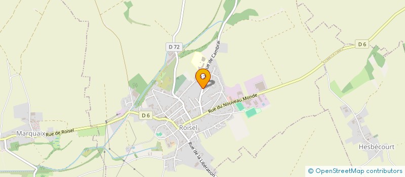 localisation de l'entreprise MONSIEUR PAUL ARNOUD  ROISEL