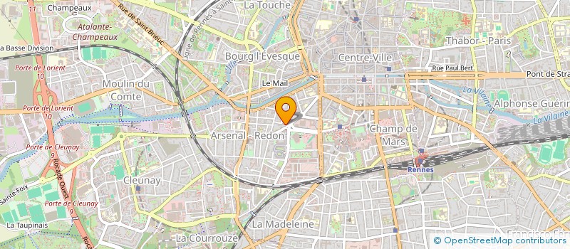 localisation de l'entreprise MONSIEUR PAUL-ARTHUR LEBLOIS  RENNES