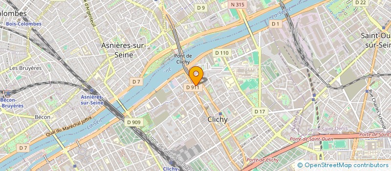 localisation de l'entreprise MONSIEUR PAUL ATEMEZEM KEMMO à CLICHY