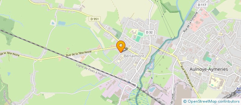 localisation de l'entreprise MONSIEUR PAUL ATTISSOBE  BERLAIMONT