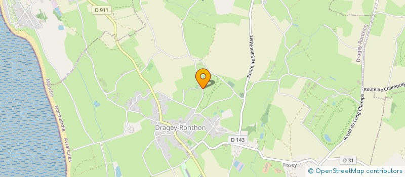 localisation de l'entreprise MONSIEUR PAUL AUCHERE  DRAGEY-RONTHON