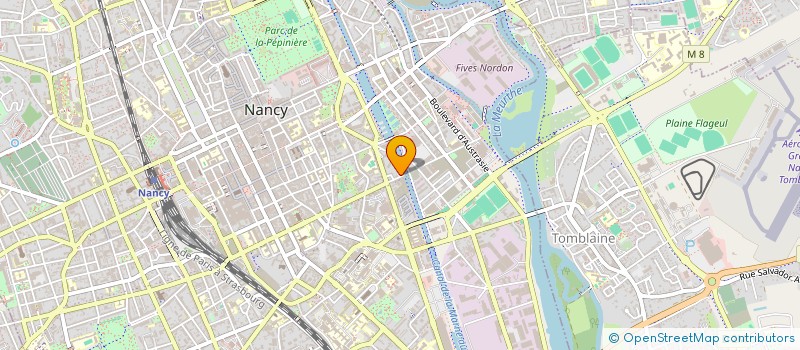 localisation de l'entreprise MONSIEUR PAUL AUDOUY  NANCY