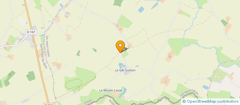 localisation de l'entreprise MONSIEUR PAUL AUDUREAU  MONTILLIERS