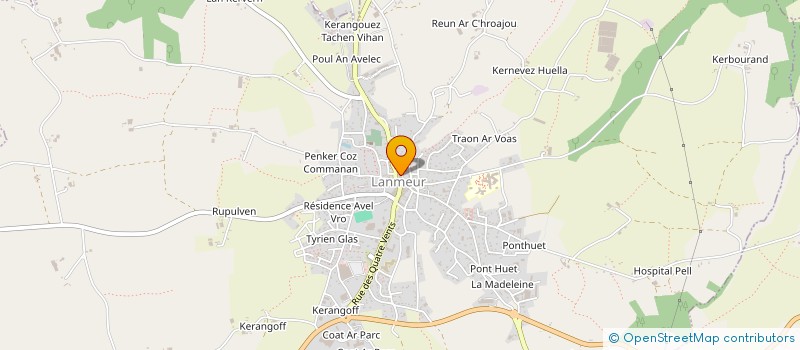 localisation de l'entreprise MONSIEUR PAUL AUJOULAT  LE RELECQ-KERHUON