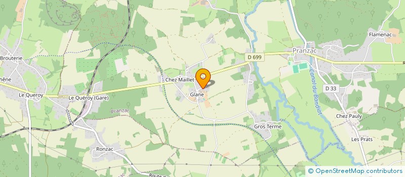 localisation de l'entreprise MONSIEUR PAUL AUSSEL  LA ROCHEFOUCAULD-EN-ANGOUMOIS