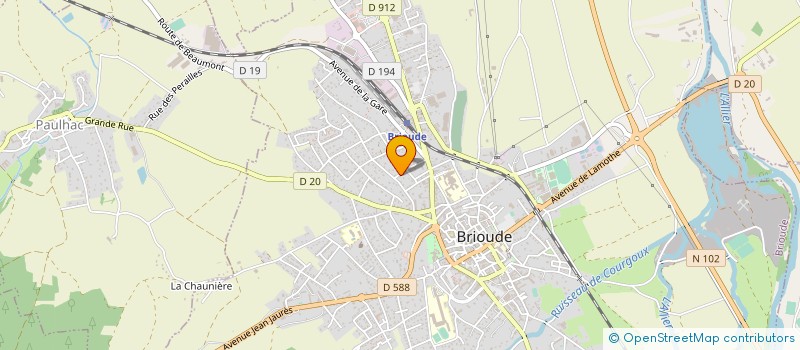 localisation de l'entreprise MONSIEUR PAUL AVININ à BRIOUDE