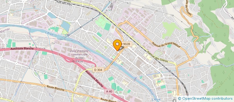 localisation de l'entreprise MONSIEUR PAUL AVRILLIER  CLUSES