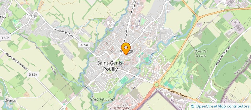 localisation de l'entreprise MONSIEUR PAUL AYDIN à SAINT-GENIS-POUILLY