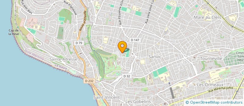 localisation de l'entreprise MONSIEUR PAUL BACHELIER à LE HAVRE