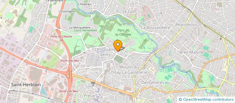 localisation de l'entreprise MONSIEUR PAUL BADEA à SAINT-HERBLAIN