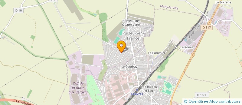 localisation de l'entreprise MONSIEUR PAUL BAFFI  PUISEUX-EN-FRANCE