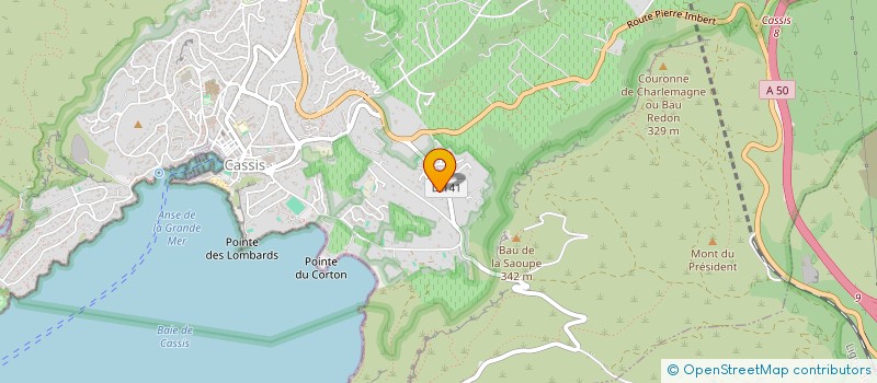 localisation de l'entreprise MONSIEUR PAUL BALANSARD  CASSIS