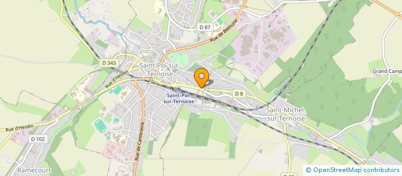 localisation de l'entreprise MONSIEUR PAUL BALESDENT à SAINT-POL-SUR-TERNOISE
