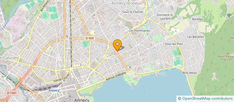 localisation de l'entreprise MONSIEUR PAUL BALIAS à ANNECY