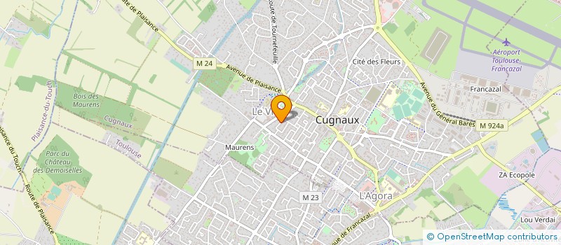 localisation de l'entreprise MONSIEUR PAUL BALZAN à VILLENEUVE-TOLOSANE