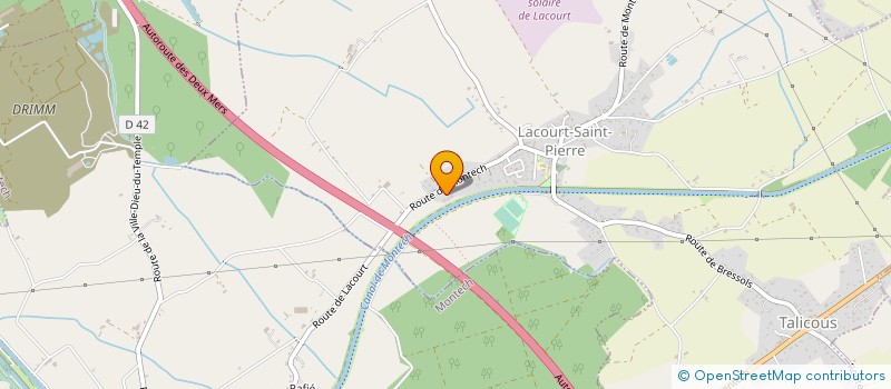 localisation de l'entreprise MONSIEUR PAUL BALZAN  MONTBETON