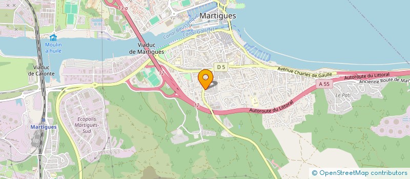 localisation de l'entreprise MONSIEUR PAUL BAPTISTE à MARTIGUES