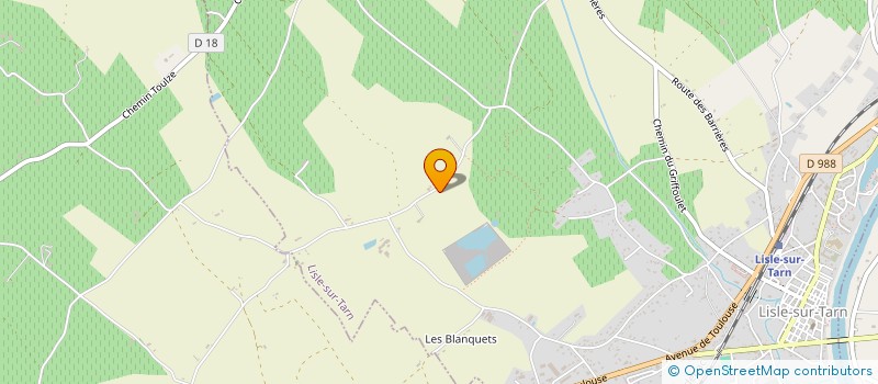 localisation de l'entreprise MONSIEUR PAUL BAQUIE à LISLE-SUR-TARN