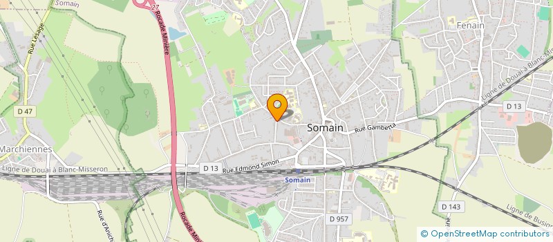 localisation de l'entreprise MONSIEUR PAUL BAR  SOMAIN