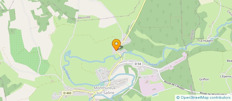 localisation de l'entreprise MONSIEUR PAUL BARAT  MONTHUREUX-SUR-SAONE