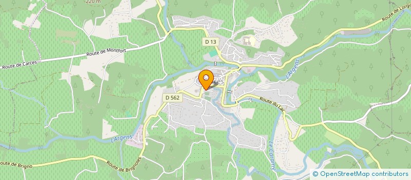 localisation de l'entreprise MONSIEUR PAUL BARBAY  CARCES