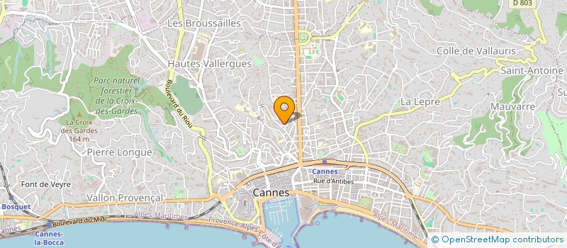 localisation de l'entreprise MONSIEUR PAUL BARBIER  CANNES