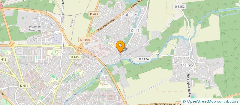 localisation de l'entreprise MONSIEUR PAUL BARDEAU  RUBELLES