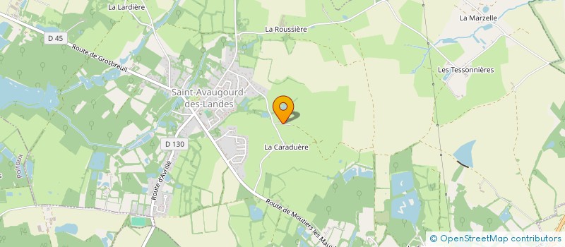 localisation de l'entreprise MONSIEUR PAUL BARILE  SAINT-AVAUGOURD-DES-LANDES