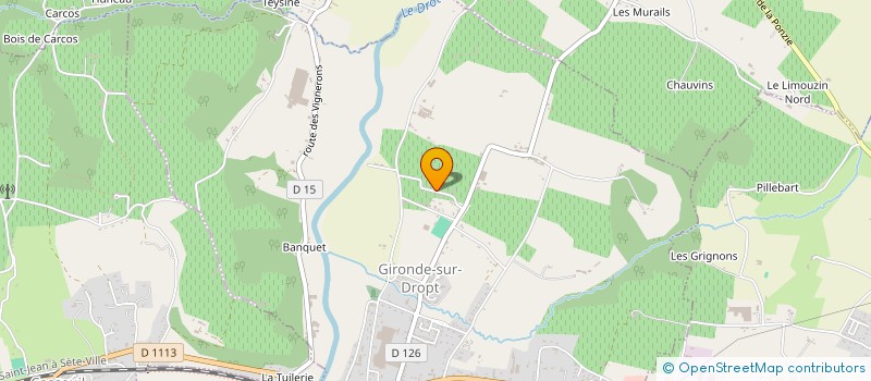 localisation de l'entreprise MONSIEUR PAUL BARRAUD  GIRONDE-SUR-DROPT