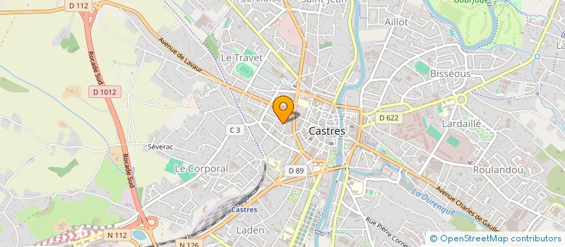 localisation de l'entreprise MONSIEUR PAUL BARRET  CASTRES