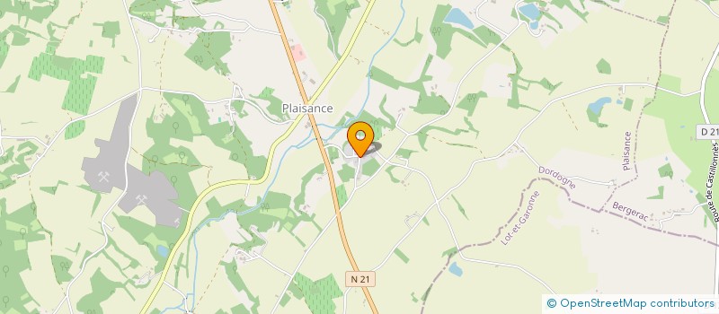 localisation de l'entreprise MONSIEUR PAUL BARRIAT  PLAISANCE