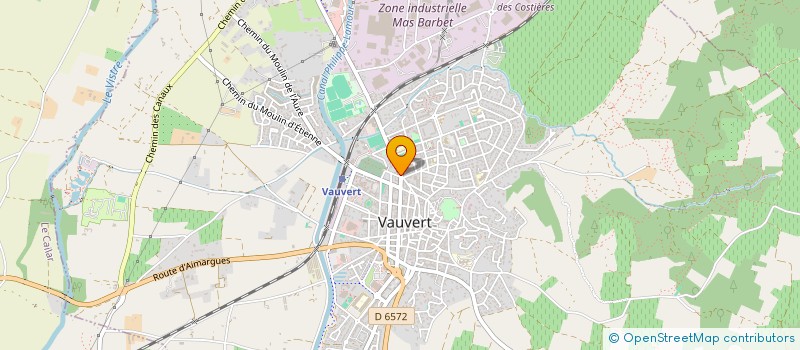 localisation de l'entreprise MONSIEUR PAUL BASSAGET à VAUVERT
