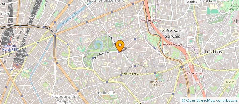 localisation de l'entreprise MONSIEUR PAUL BASTIE  PARIS