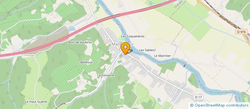 localisation de l'entreprise MONSIEUR PAUL BATTINI  MAREUIL-SUR-CHER