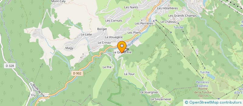 localisation de l'entreprise MONSIEUR PAUL BAUD  LES GETS