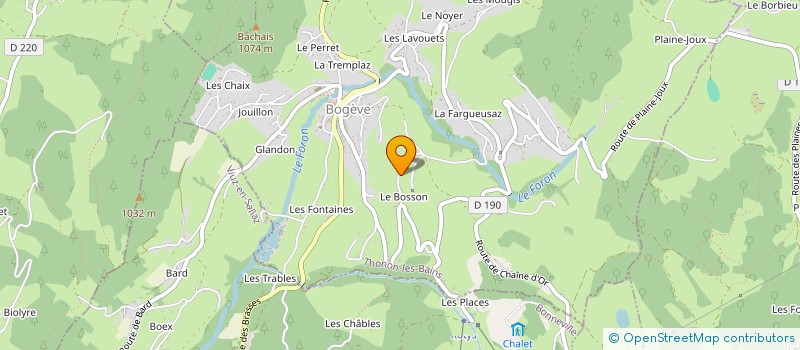localisation de l'entreprise MONSIEUR PAUL BAUD-GRASSET  BOGEVE