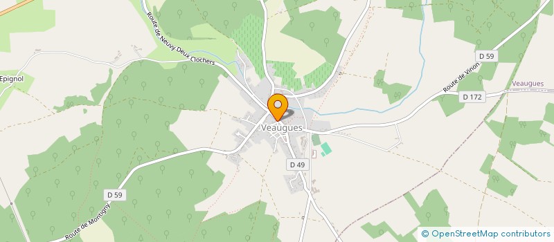 localisation de l'entreprise MONSIEUR PAUL BAUDOT à VEAUGUES