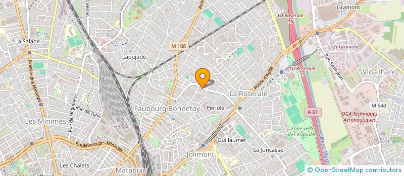 localisation de l'entreprise MONSIEUR PAUL BAUGUIL à TOULOUSE