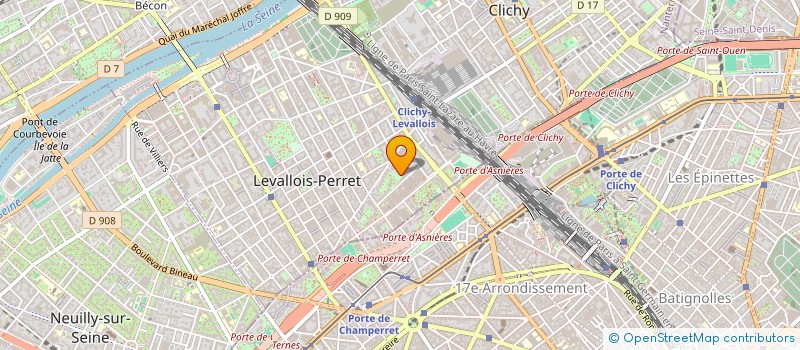 localisation de l'entreprise MONSIEUR PAUL BAUP à LEVALLOIS-PERRET