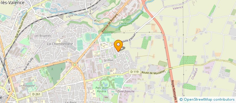 localisation de l'entreprise MONSIEUR PAUL BAYET à VALENCE