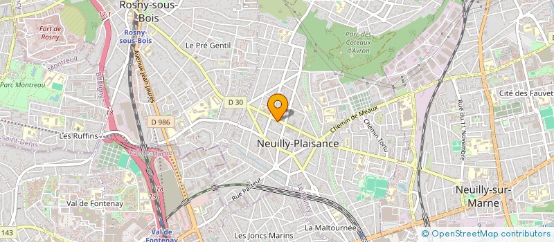 localisation de l'entreprise MONSIEUR PAUL BEAUDENUIT à NEUILLY-PLAISANCE