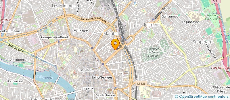 localisation de l'entreprise MONSIEUR PAUL BEAUGELET  TOULOUSE