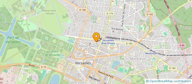 localisation de l'entreprise MONSIEUR PAUL BEAUPERE à VERSAILLES