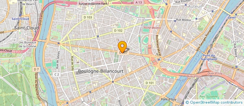 localisation de l'entreprise MONSIEUR PAUL BEAUVAIS à BOULOGNE-BILLANCOURT
