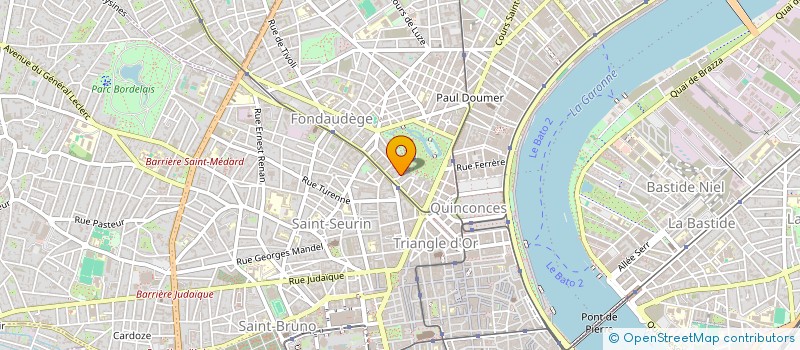 localisation de l'entreprise MONSIEUR PAUL BEAUVAIS  BORDEAUX