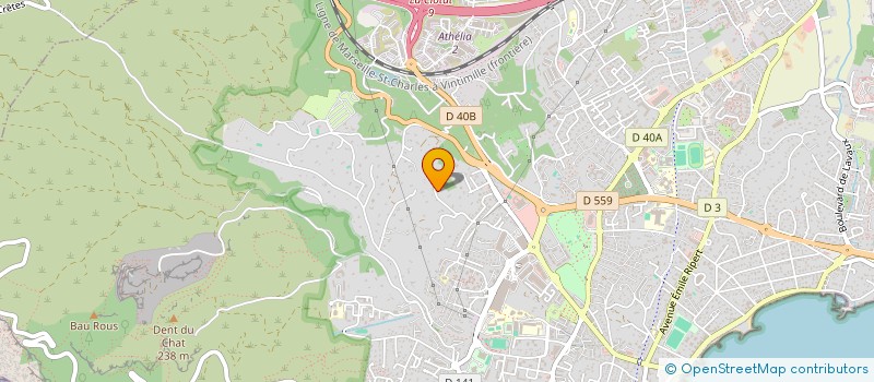 localisation de l'entreprise MONSIEUR PAUL BECAERT  LA CIOTAT