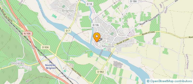 localisation de l'entreprise MONSIEUR PAUL BECHARD  LA CALMETTE