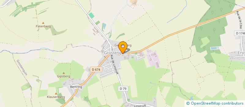 localisation de l'entreprise MONSIEUR PAUL BECHER  GROSTENQUIN