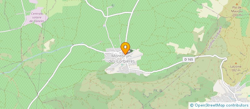 localisation de l'entreprise MONSIEUR PAUL BECKER  MONTBRUN-DES-CORBIERES